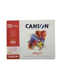 Bloc Canson Acrílico 32x41 cm 10 H 400 gr