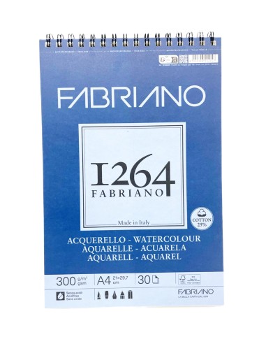 Bloc Fabriano Acuarela A4 300 gr