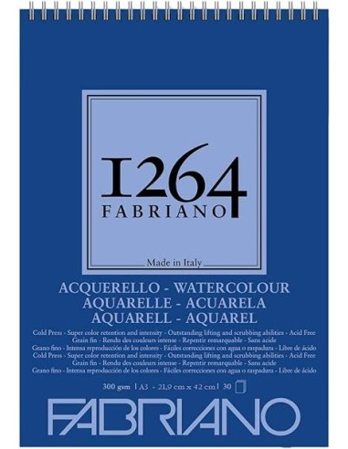 Bloc Fabriano Acuarela A3 300 gr