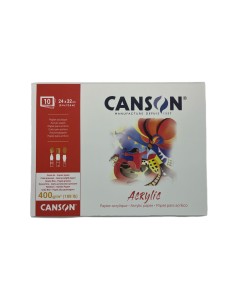 Bloc Canson Acrílico 24x32 cm 10 H 400 gr
