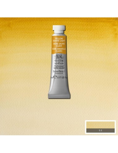Acuarela W&N Professional Tubo Ocre Amarillo Claro