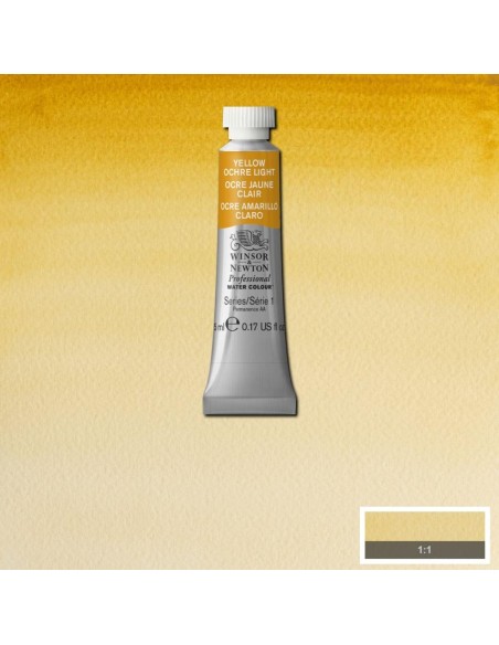 Acuarela W&N Professional Tubo Ocre Amarillo Claro