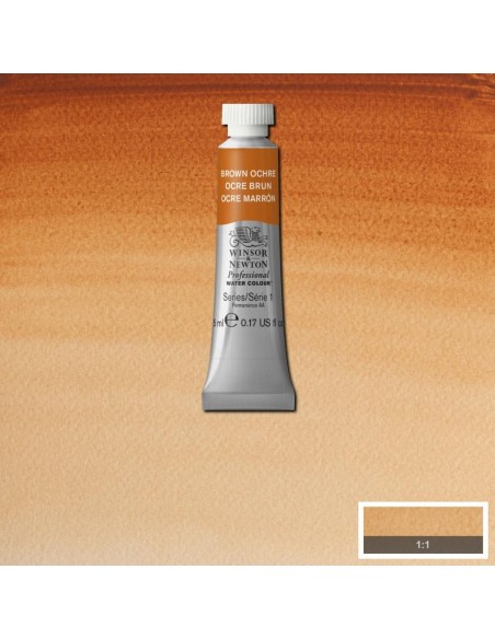 Acuarela W&N Professional Tubo Ocre Marrón