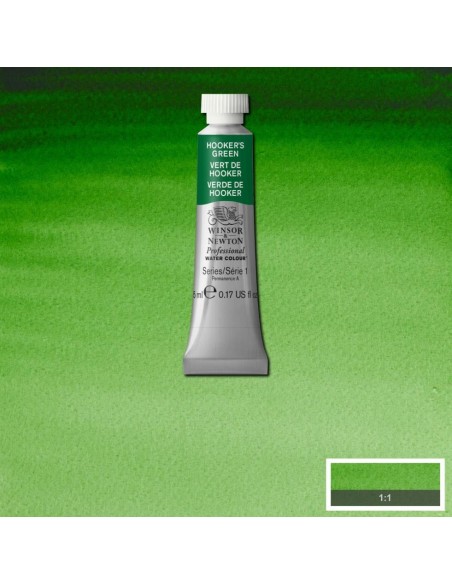 Acuarela W&N Professional Tubo Verde de Hooker