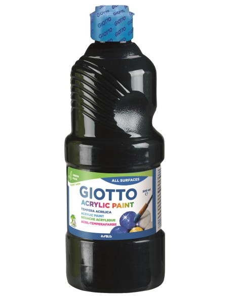 Témpera Giotto 500 ml Negro