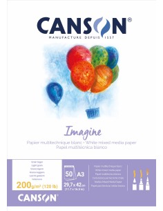 Bloc Canson Mix Media A3 50 H 200 gr