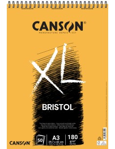 Bloc Canson XL Bristol A3 50 H 180 gr