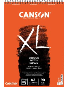 Bloc Canson XL Croquis A3 120 H 90 gr
