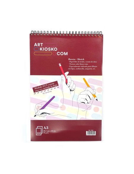 Bloc ArtKiosko Esbozo A3 100 H 90 gr