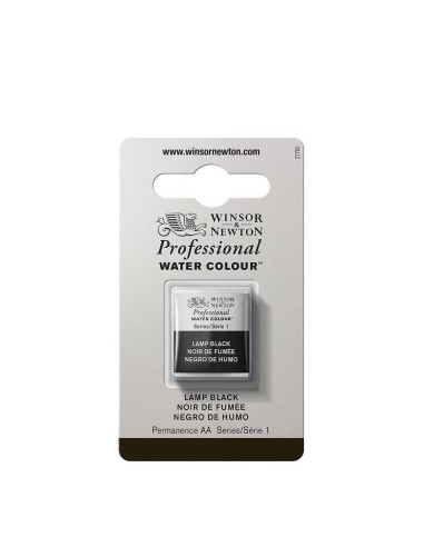 Acuarela W&N Professional 1/2 Godet Negro de Humo