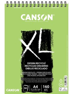 Bloc Canson XL Dibujo Reciclado A4 50 H 160 gr 2