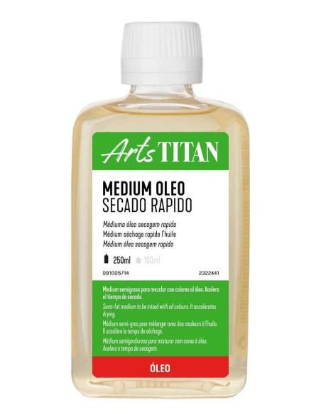 Médium Titan Óleo Secado Rápido Titan 250 ml