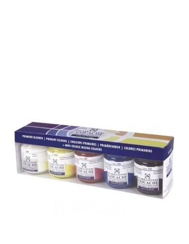 Caja de Gouache Talens Colores Básicos 5 Unidades 50 ml