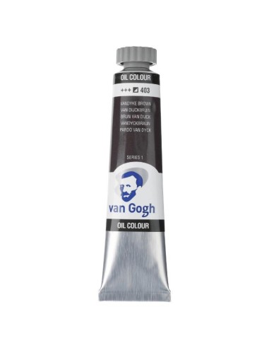 Óleo Van Gogh Pardo Van Dyck Nº403