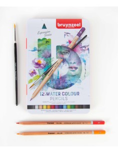 Caja Lápices Bruynzell Acuarelables 12 Unidades