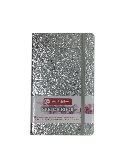 Bloc Art Creation  Purpurina Plata 80 H 140 gr.