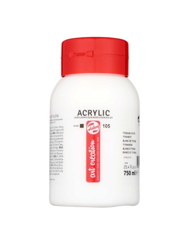 Acrilico Art Creation 750 ml Blanco Titanio Nº105