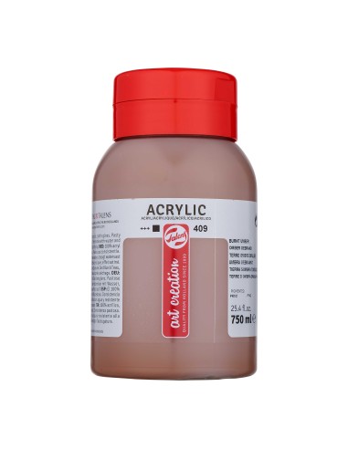 Acrilico Art Creation 750 ml Tierra Sombra Tostada Nº409