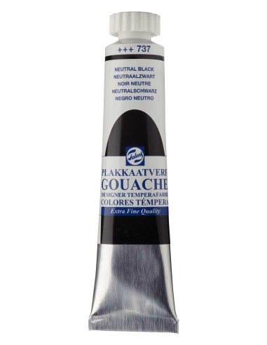 Gouache Talens Tubo 20 ml Negro Nº737