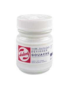 Gouache Talens Frasco 50 ml Blanco  Nº100 2