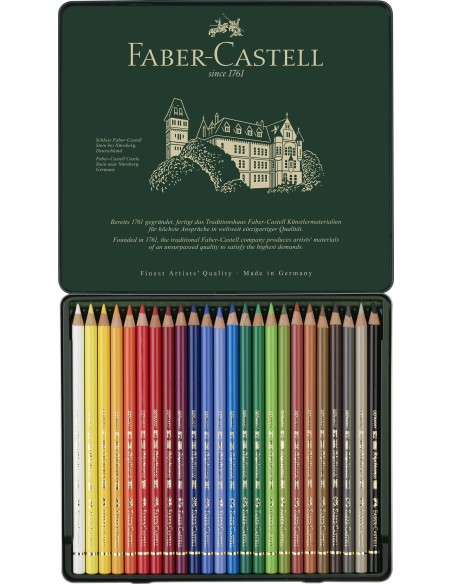 Caja Lápices Faber-Castell Polychromos 24 Unidades