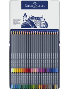 Caja Lápices Faber-Castell Metal Acuarelables 48 Unidades