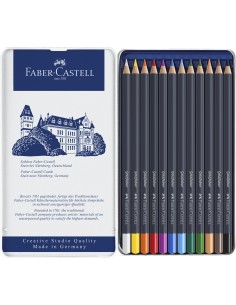 Caja Lápices Faber-Castell Metal Golfaber 12 Unidades