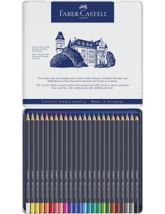 Caja Lápices Faber-Castell Metal Golfaber 24 Unidades
