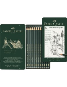 Caja Lápices Faber-Castell Grafito 9000 12 Unidades Set...
