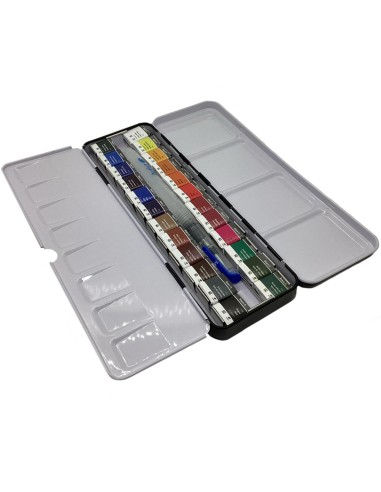 Caja Acuarelas Artist Metal 1/2Godet 24 Unidades