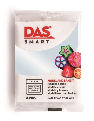 Pastilla Arcilla Polimérica Das Smart 57 gr Blanco Ópalo