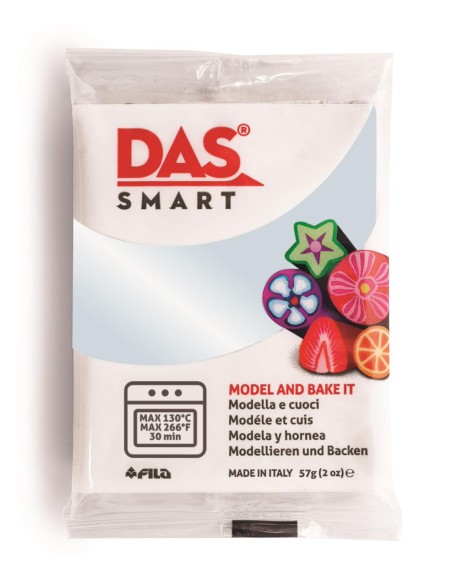 Pastilla Arcilla Polimérica Das Smart 57 gr Blanco Ópalo
