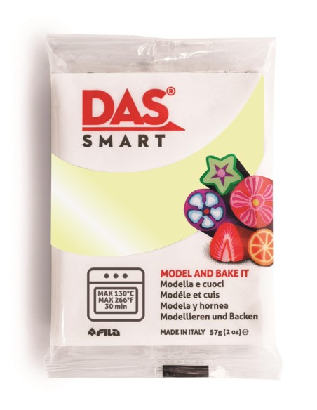 Pastilla Arcilla Polimérica Das Smart 57 gr Fosforescente