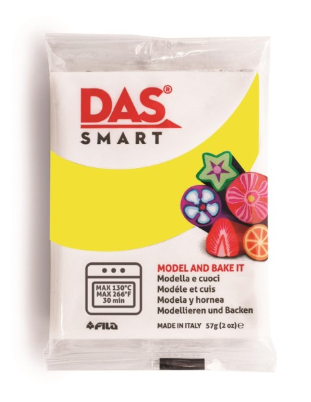 Pastilla Arcilla Polimérica Das Smart 57 gr Amarillo Limón