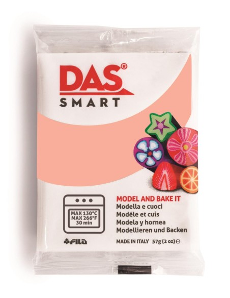 Pastilla Arcilla Polimérica Das Smart 57 gr Rosa Carne