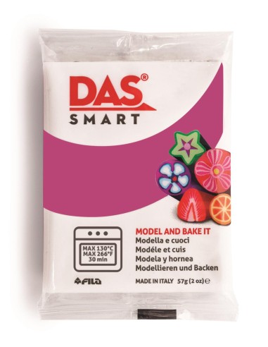 Pastilla Arcilla Polimérica Das Smart 57 gr Rojo Geranio