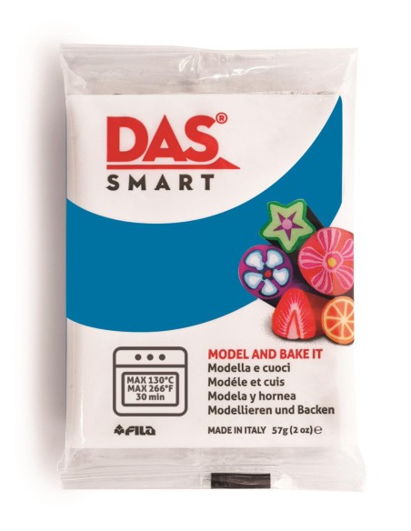 Pastilla Arcilla Polimérica Das Smart 57 gr Azul Océano