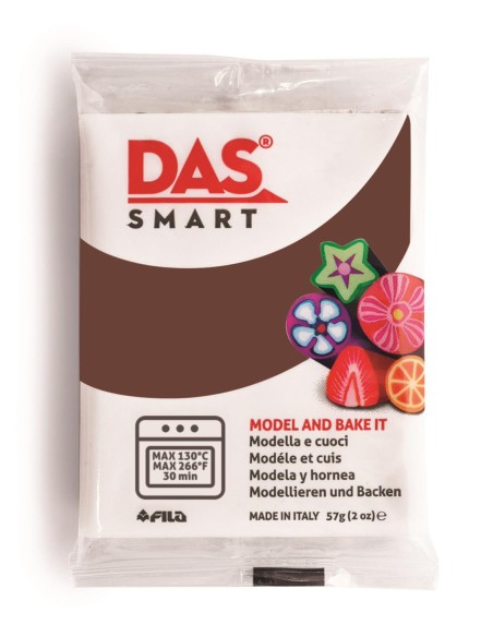 Pastilla Arcilla Polimérica Das Smart 57 gr Chocolate