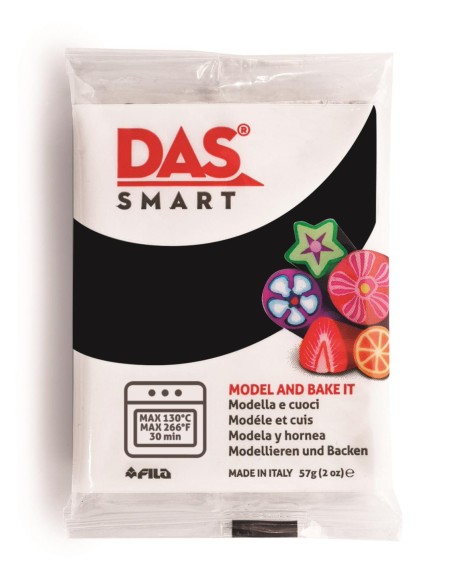 Pastilla Arcilla Polimérica Das Smart 57 gr Negro