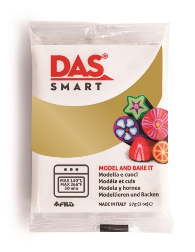 Pastilla Arcilla Polimérica Das Smart 57 gr Oro Metal