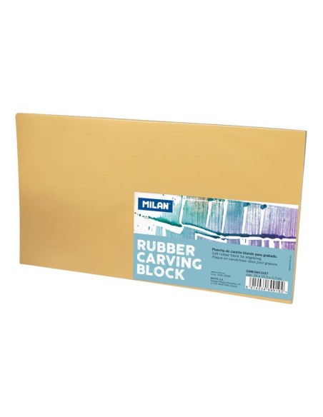 Plancha de Grabado Milán Rubber 28x15,5x0,7 cm