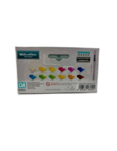 Set 12 Acuarelas Artis Decor1/2 Godet  (Caja Metálica) 2