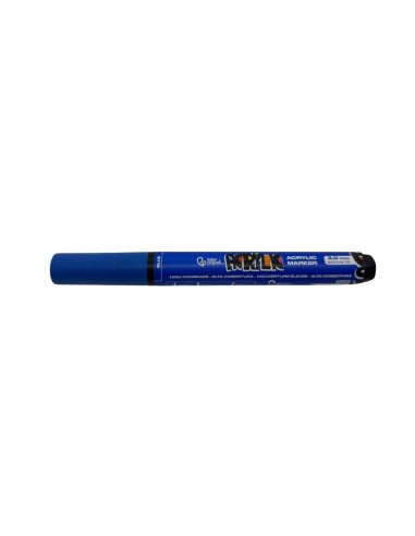 Rotulador Acrílico Liderpapel Punta Redonda 3 mm Azul