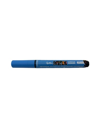 Rotulador Acrílico Liderpapel Punta Redonda 3 mm  Azul Claro