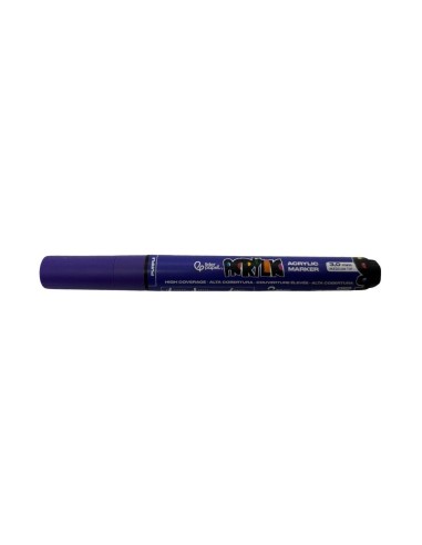 Rotulador Acrílico Liderpapel Punta Redonda 3 mm  Lila Claro