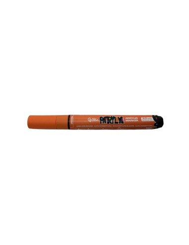 Rotulador Acrílico Liderpapel Punta Redonda 3 mm Naranja