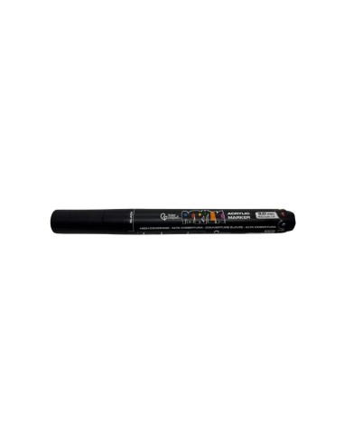 Rotulador Acrílico Liderpapel Punta Redonda 3 mm  Negro