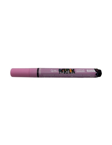Rotulador Acrílico Liderpapel Punta Redonda 3 mm  Rosa Claro