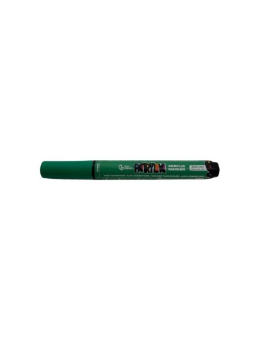 Rotulador Acrílico Liderpapel Punta Redonda 3 mm  Verde