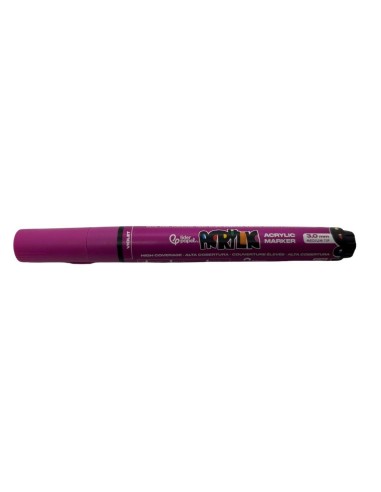 Rotulador Acrílico Liderpapel Punta Redonda 3 mm Violeta